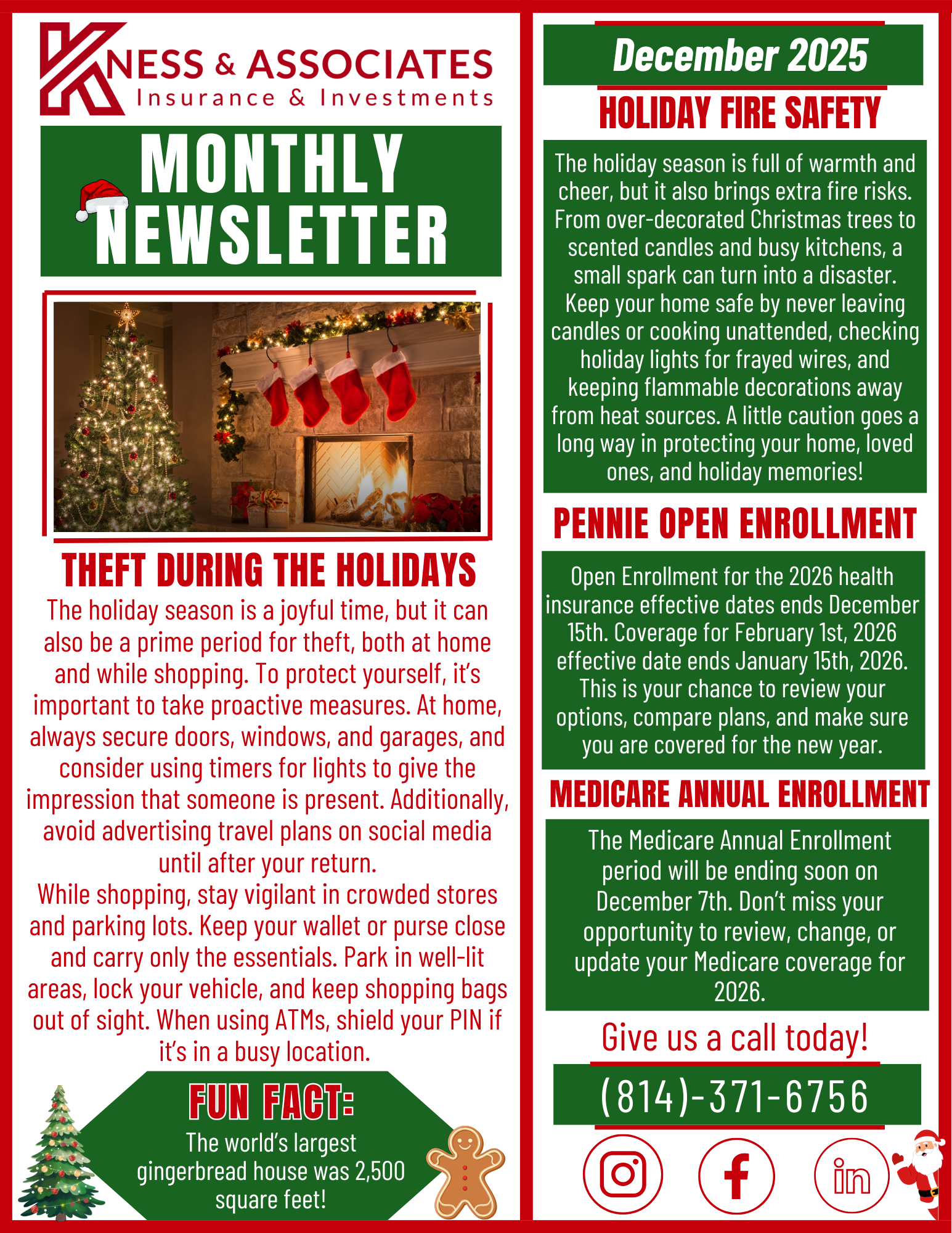 December 2025 Newsletter